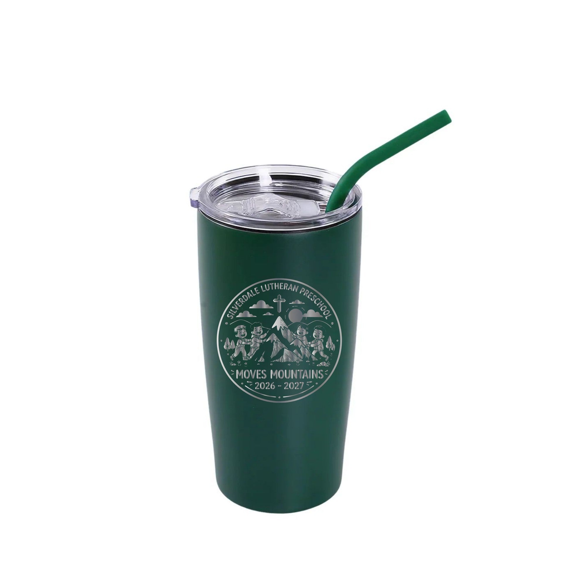Silverdale Lutheran Preschool 20oz Tumbler - Green
