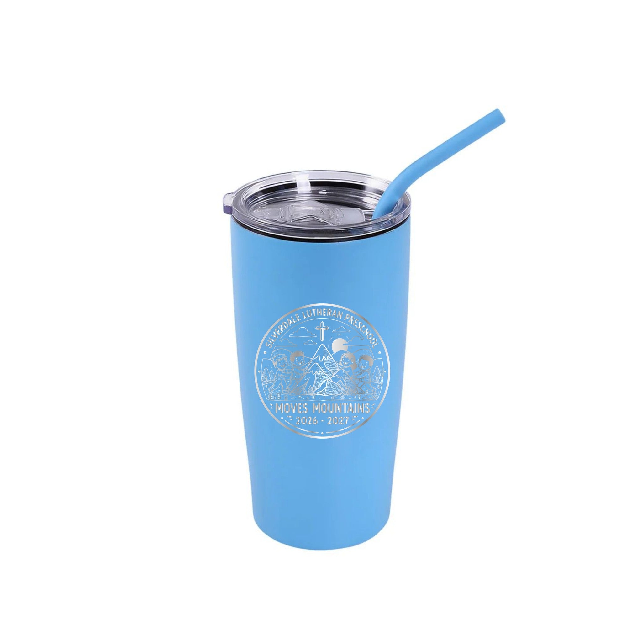 Silverdale Lutheran Preschool 20oz Tumbler - Light Blue