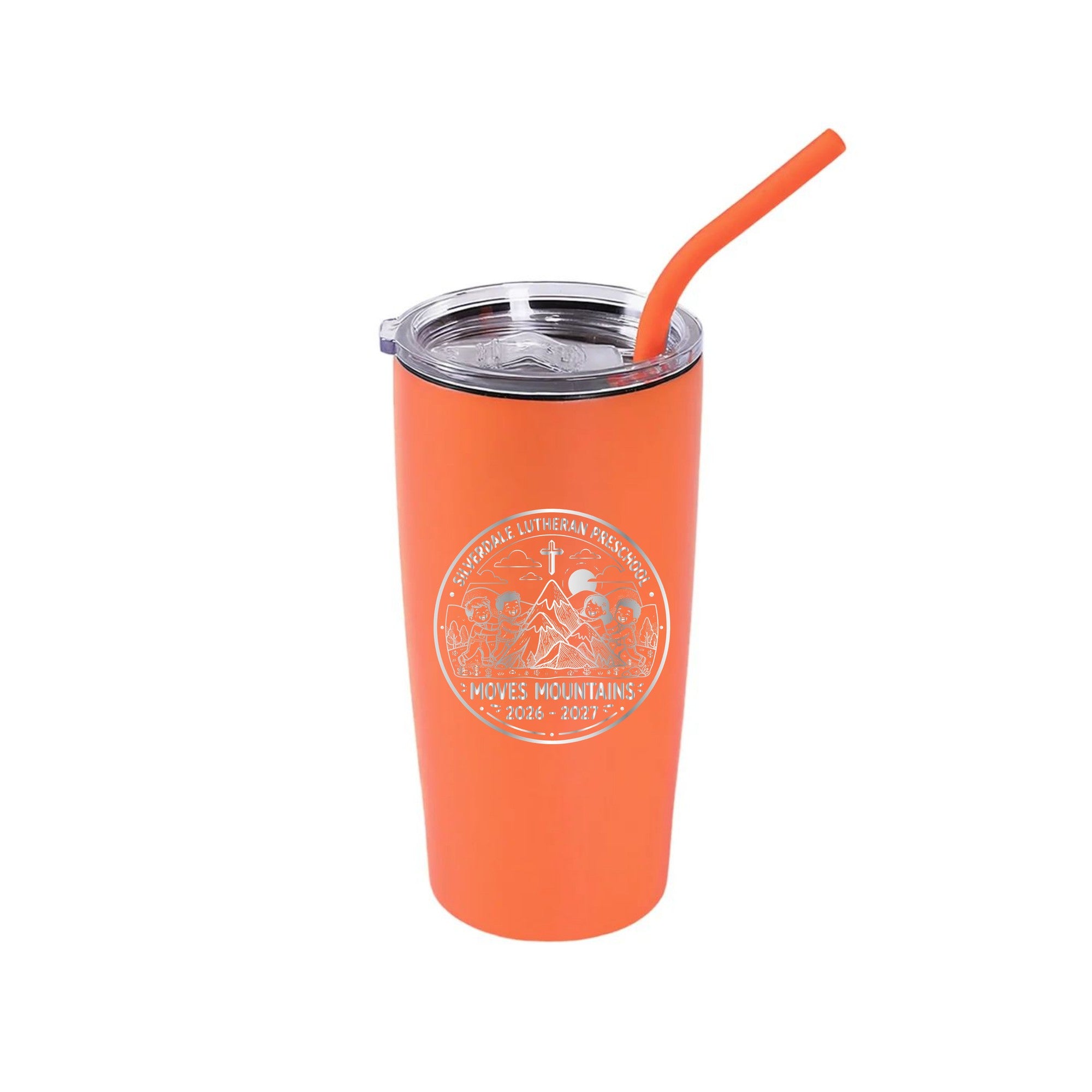 Silverdale Lutheran Preschool 20oz Tumbler - Orange