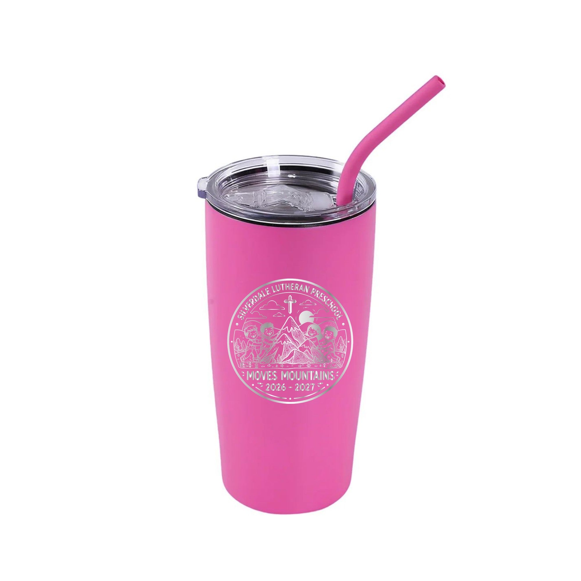 Silverdale Lutheran Preschool 20oz Tumbler - Pink