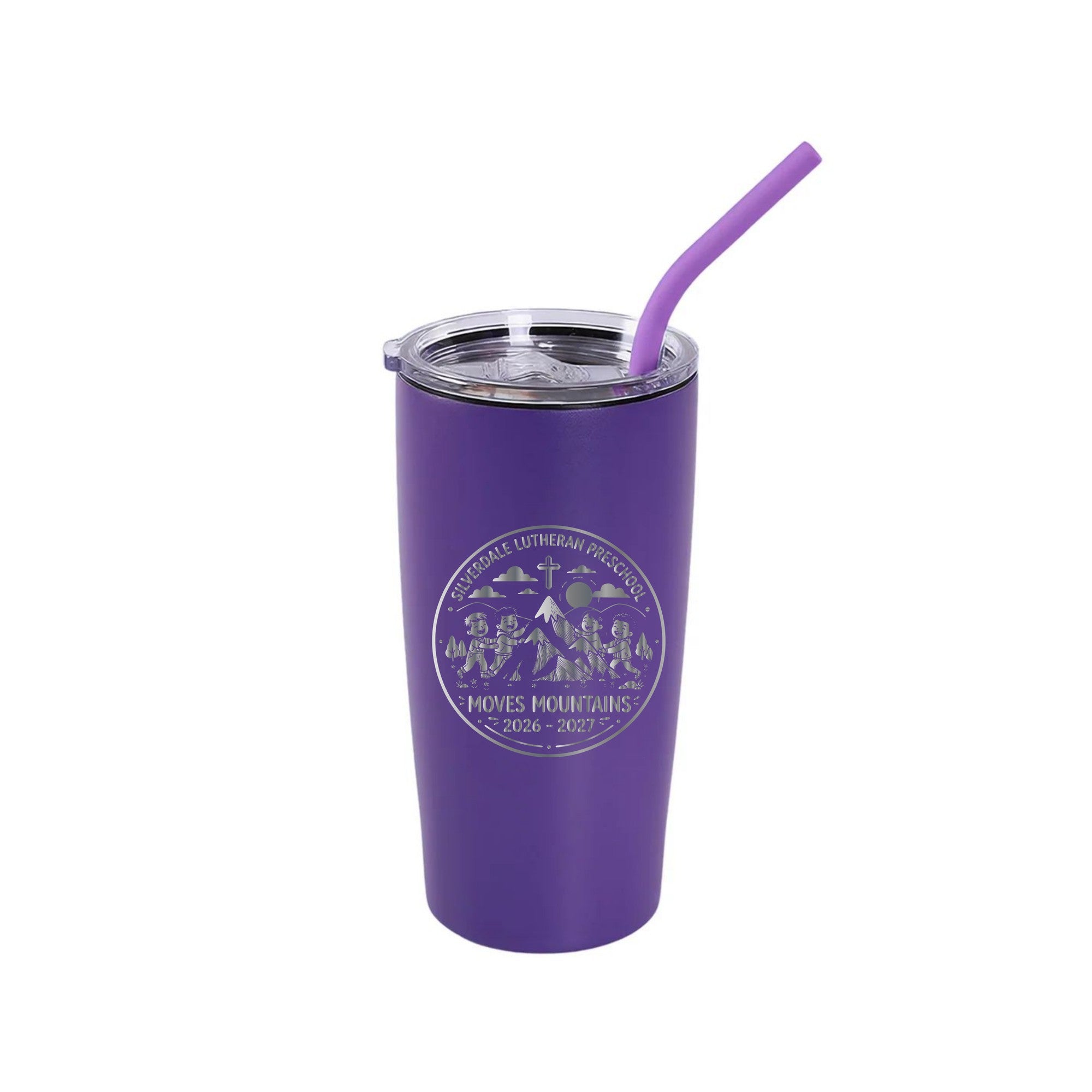 Silverdale Lutheran Preschool 20oz Tumbler - Purple