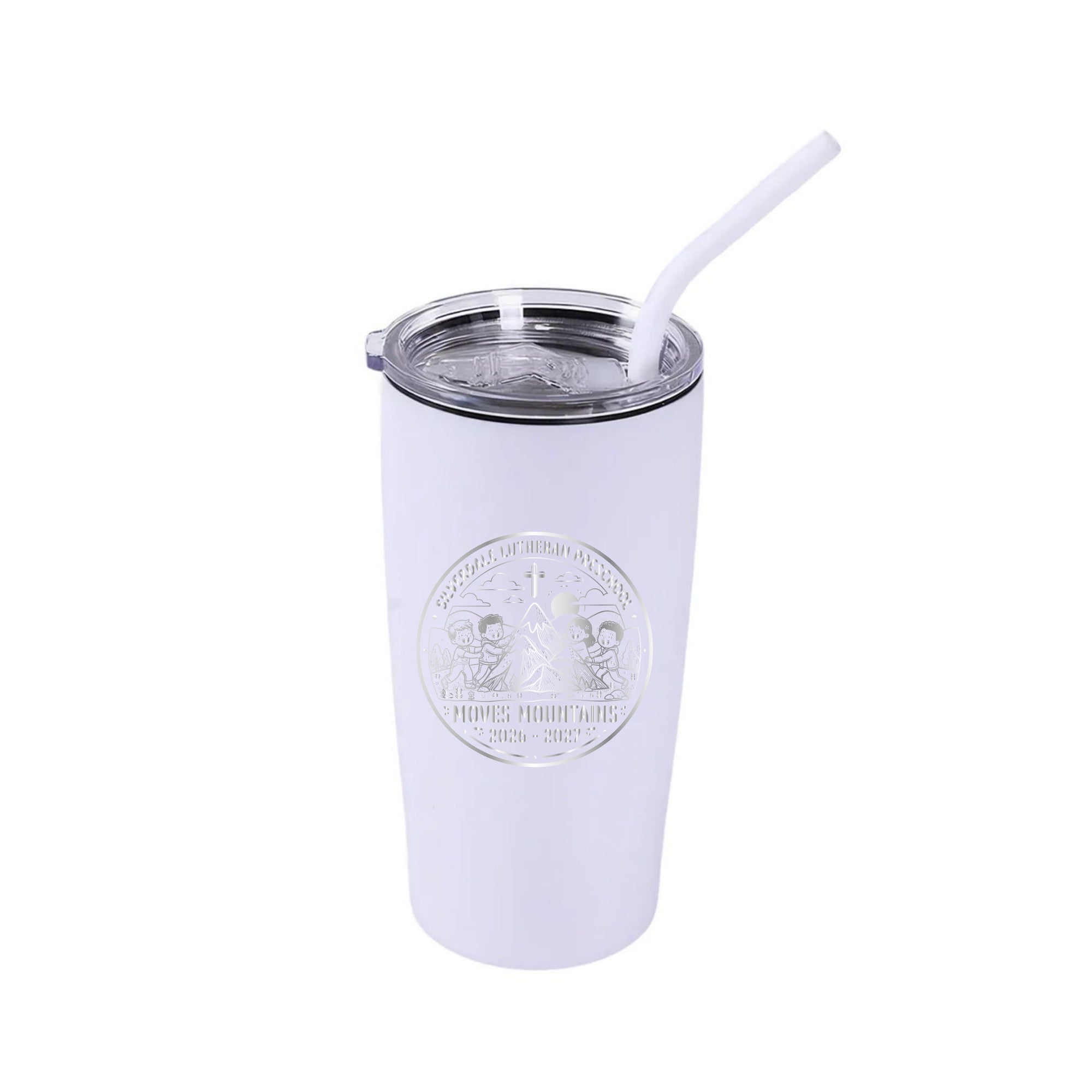 Silverdale Lutheran Preschool 20oz Tumbler - White