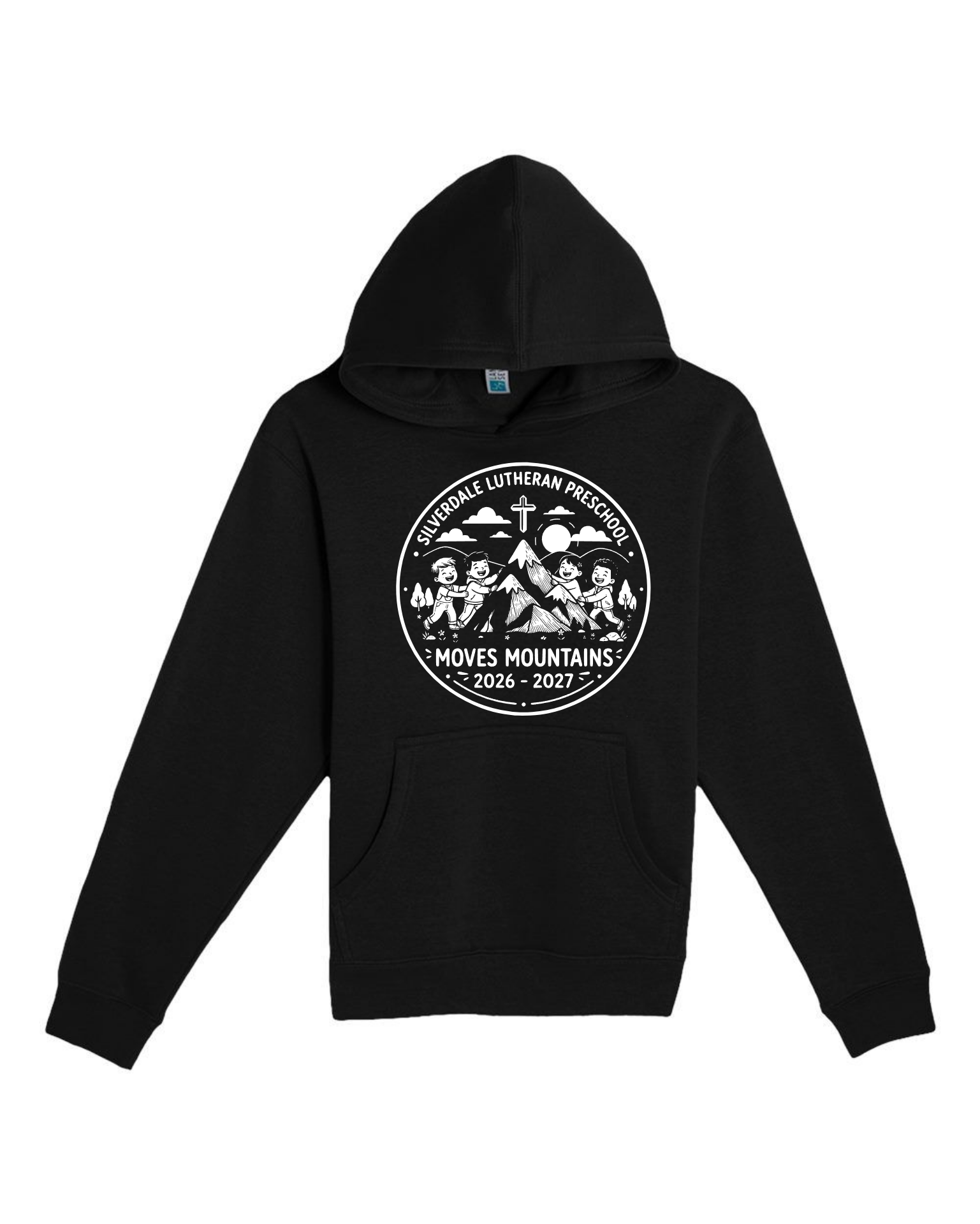 Silverdale Lutheran Preschool Youth Hoodie - Black