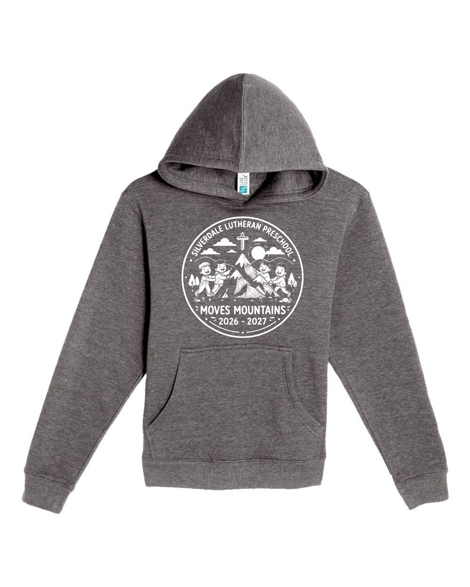 Silverdale Lutheran Preschool Youth Hoodie - Charcoal Heather