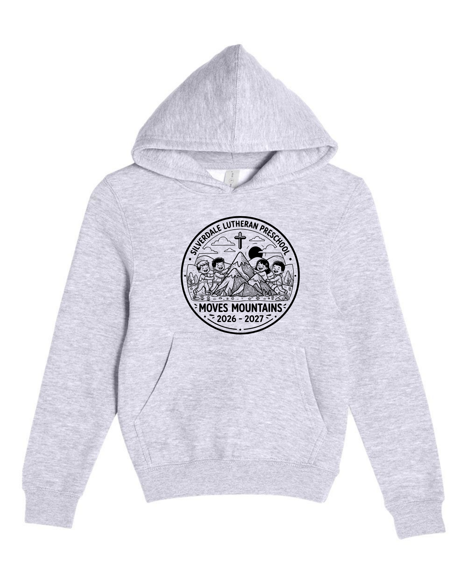 Silverdale Lutheran Preschool Youth Hoodie - Heather Grey