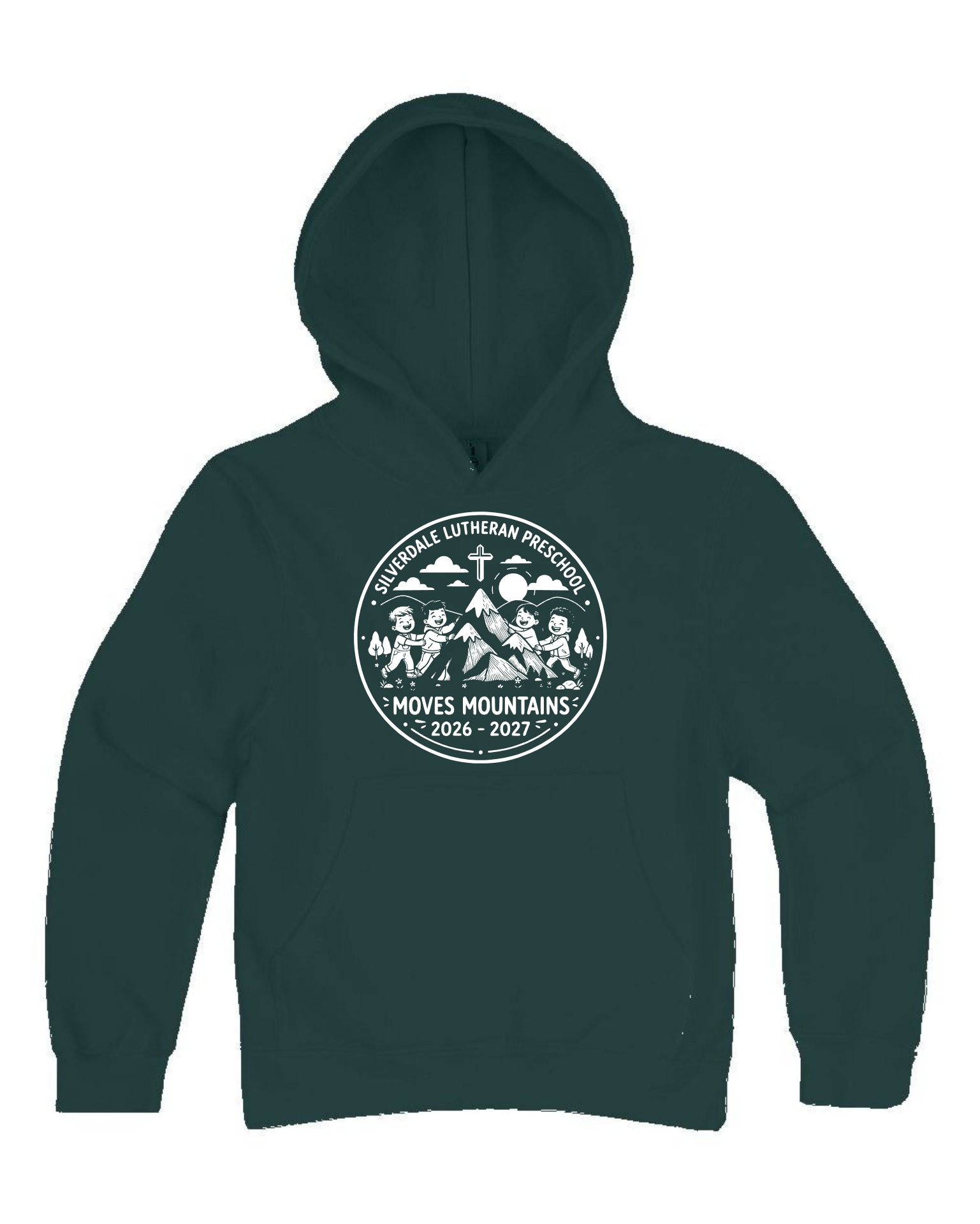 Silverdale Lutheran Preschool Youth Hoodie - Sports Green