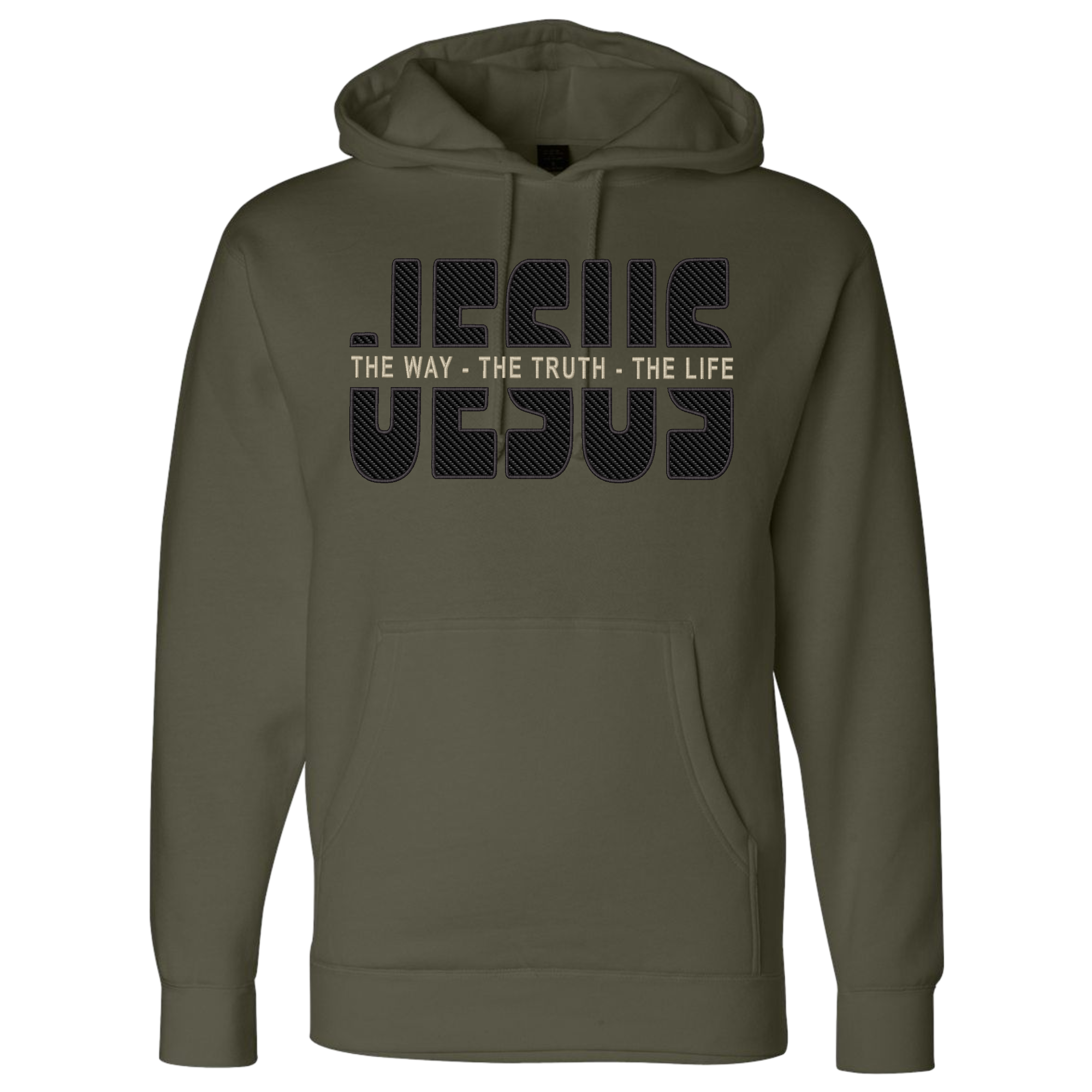The Way The Truth The Life - Jesus - Hoodie - Black (TriSeven)