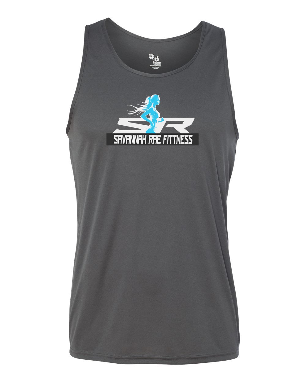 Savannah Rae Fitness Banner B-Core Tank Top - AA8662 Black