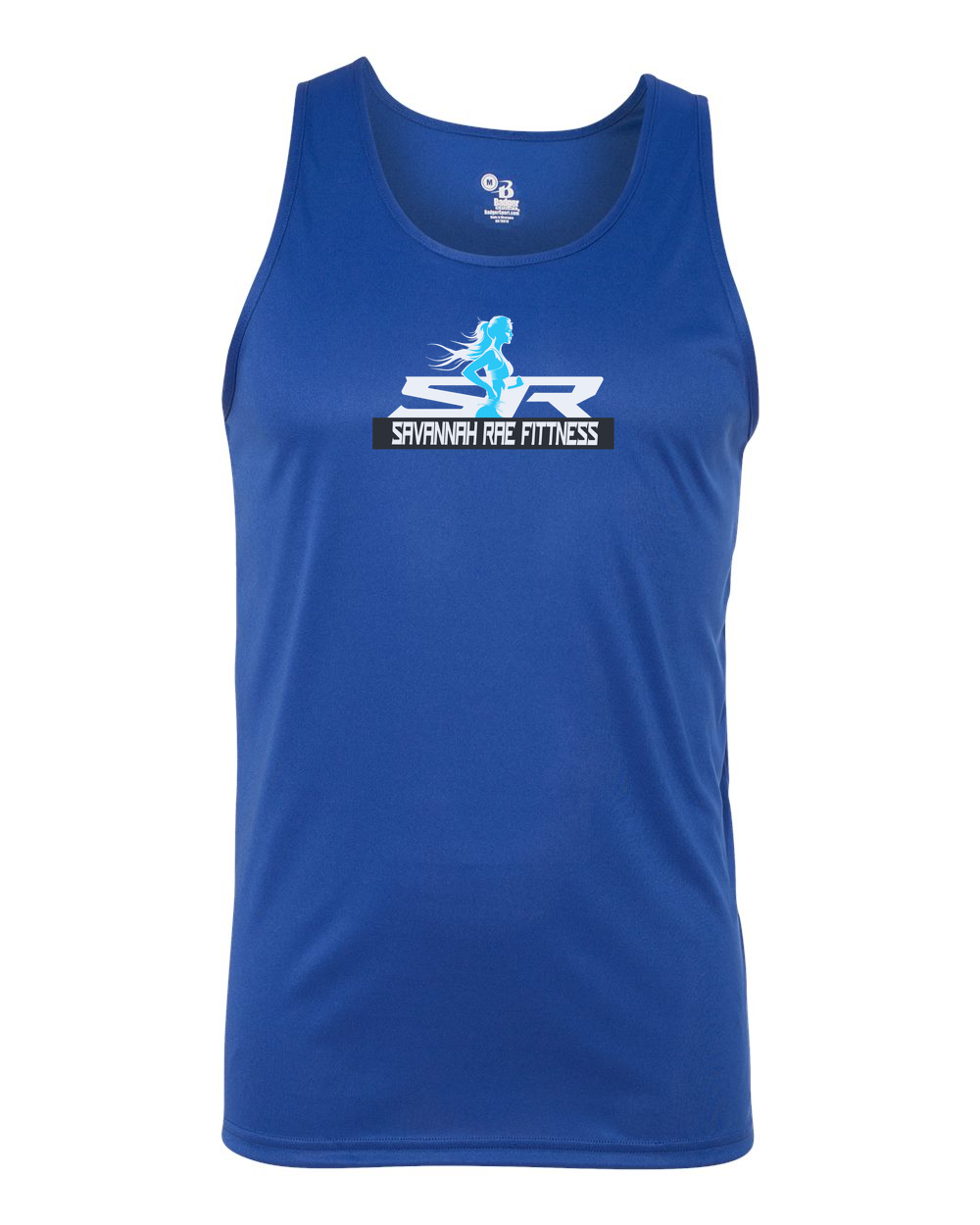 Savannah Rae Fitness Banner B-Core Tank Top - AA8662 Royal