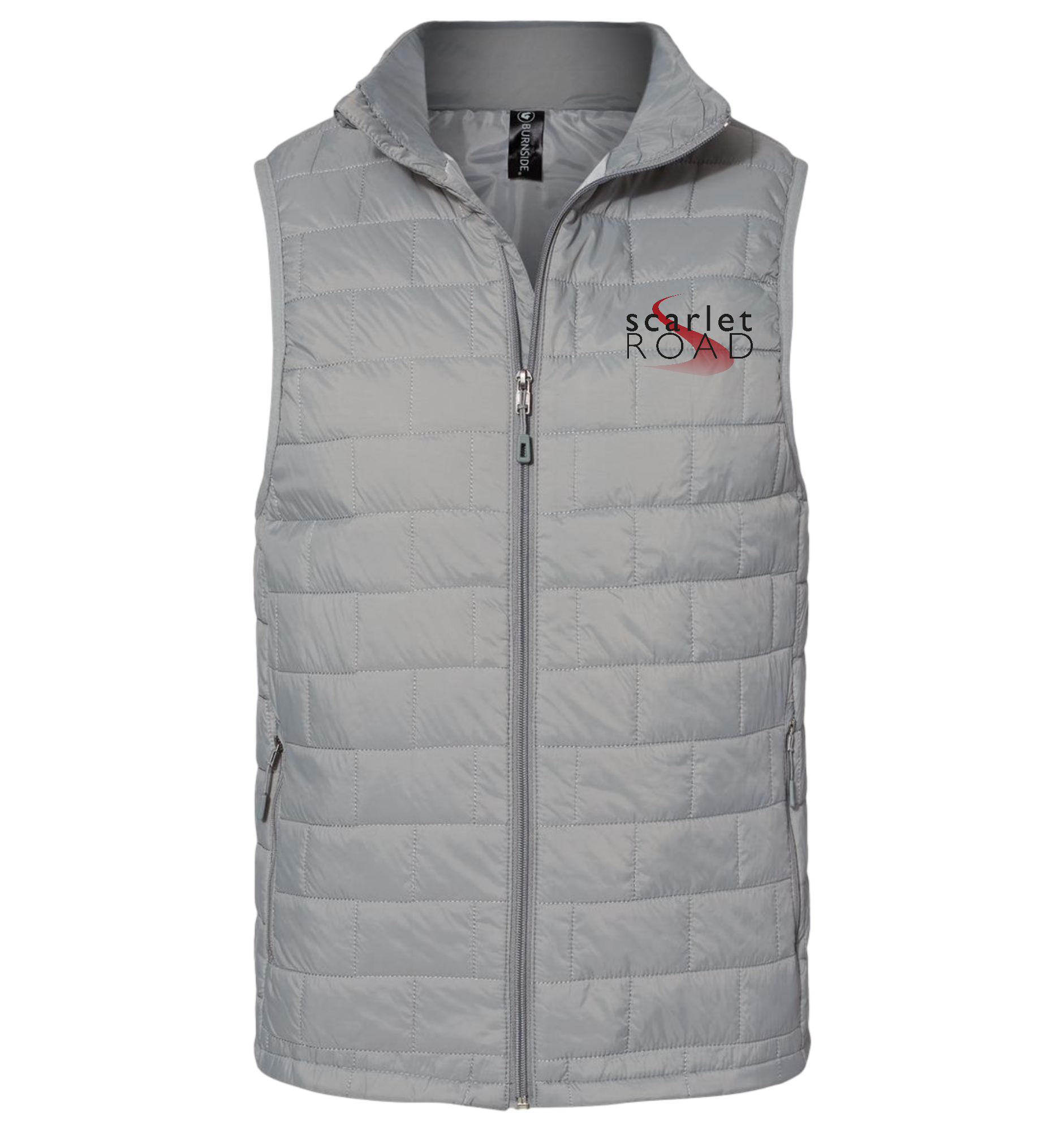 Scarlet Road Puffer Vest Nylon Brick Quilting Lightweight - Shirtify