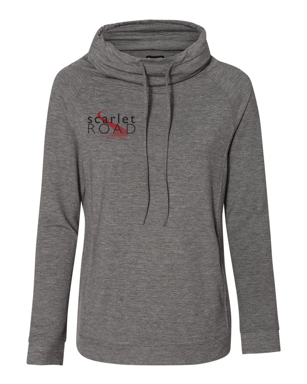 Scarlet Road (Black Logo) Women's Hoodie Heather Storm (WPW18706)