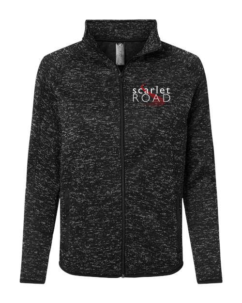 Scarlet Road (White Logo) Women's Jacket Heather Black (BS5901)