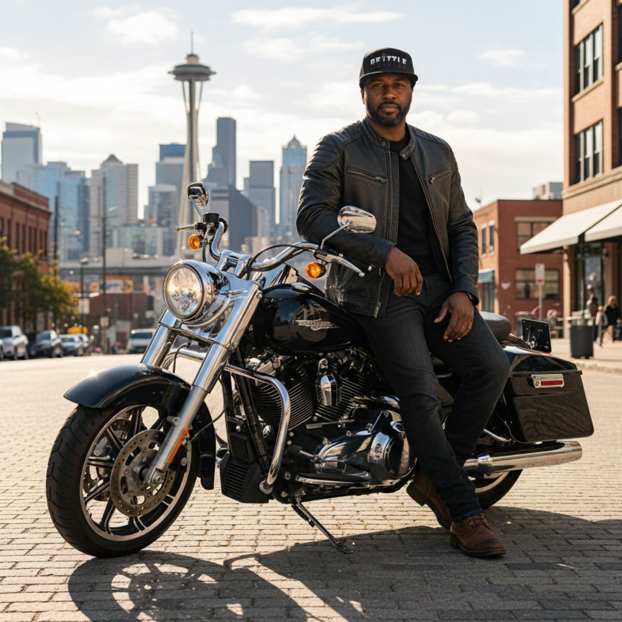 Seattle Culture 3D Puff Embroidered 6- Panel Tradesman Hat