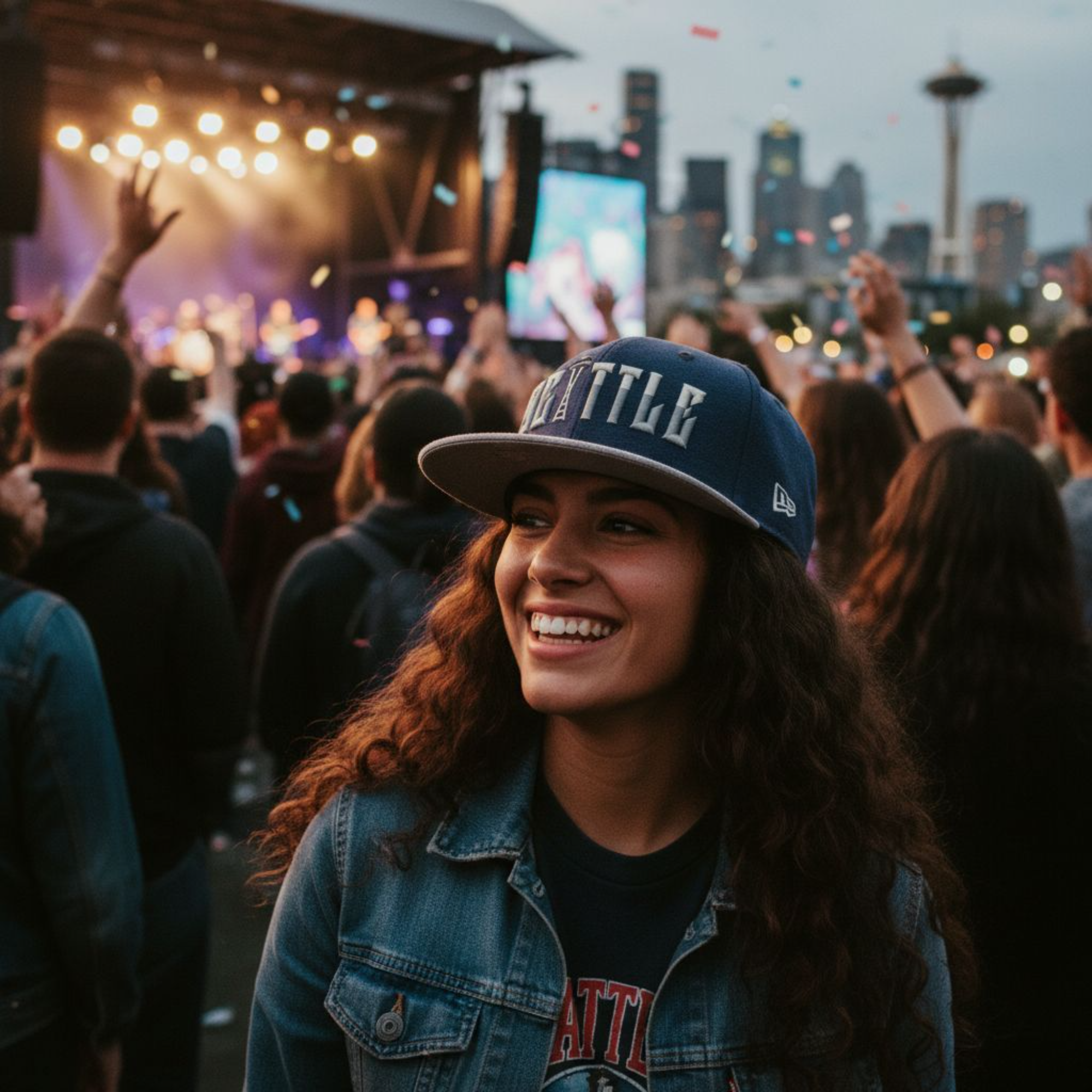 Seattle Lifestyle Flat bill New Era Snap Back Hat