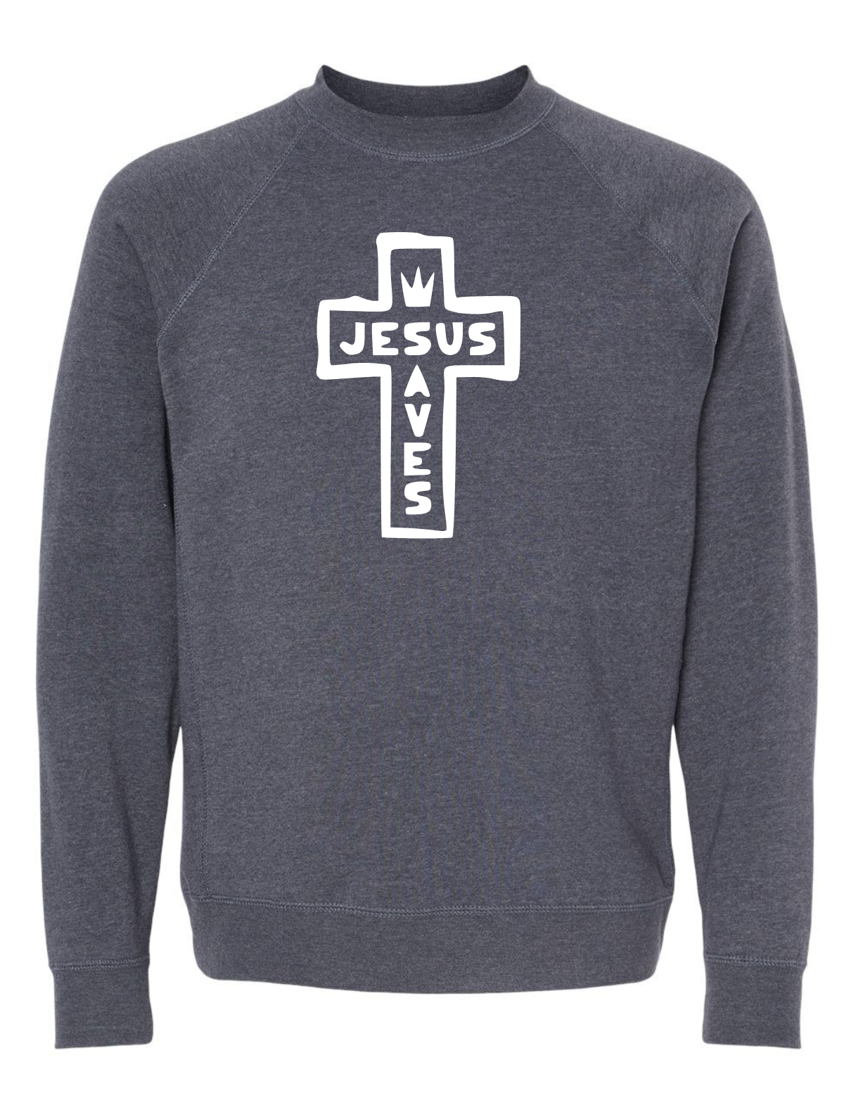 Jesus Saves Special Blend Crewneck Raglan Sweatshirt