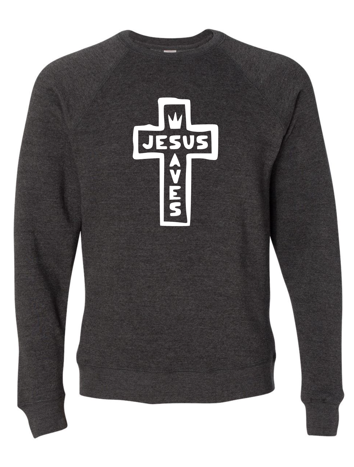 Jesus Saves Special Blend Crewneck Raglan Sweatshirt