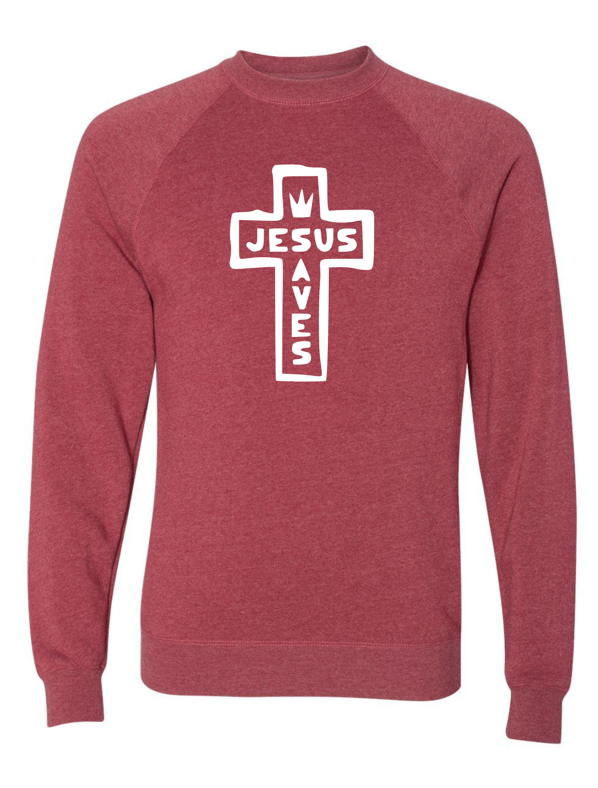 Jesus Saves Special Blend Crewneck Raglan Sweatshirt