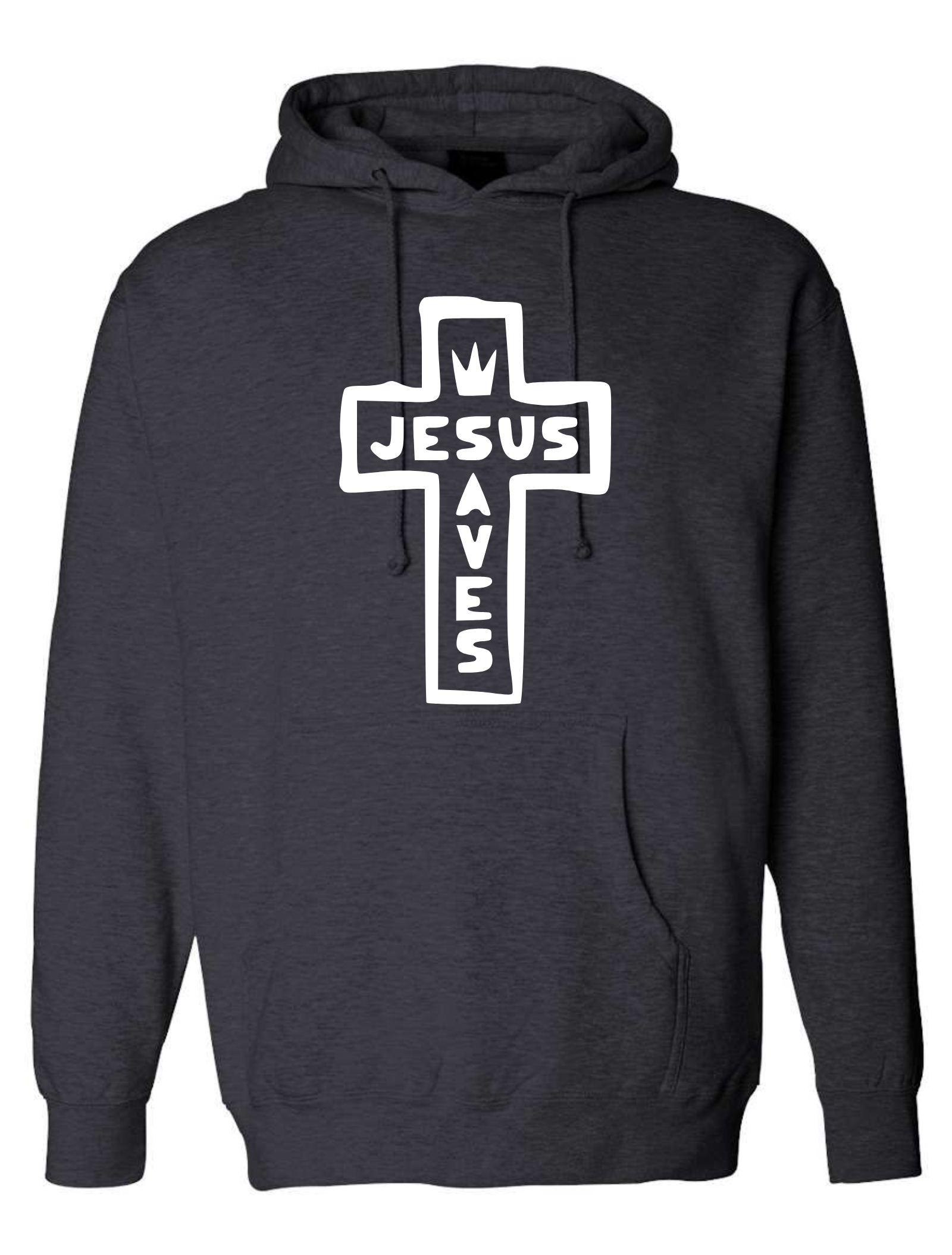 Jesus Saves (Cross & Crown) Hoodie