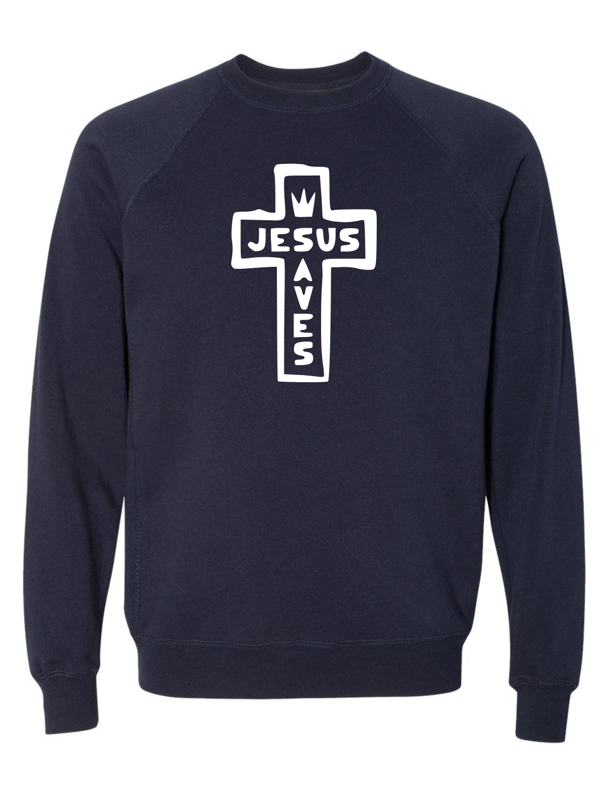 Jesus Saves Special Blend Crewneck Raglan Sweatshirt