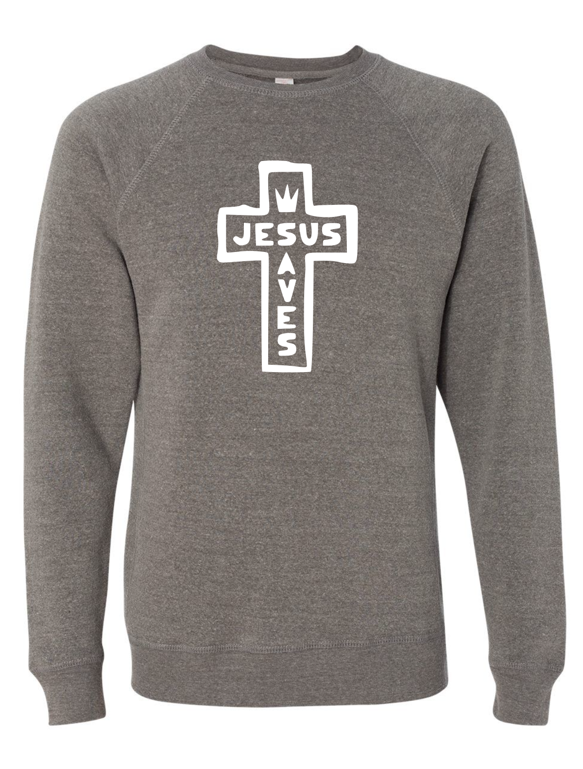 Jesus Saves Special Blend Crewneck Raglan Sweatshirt