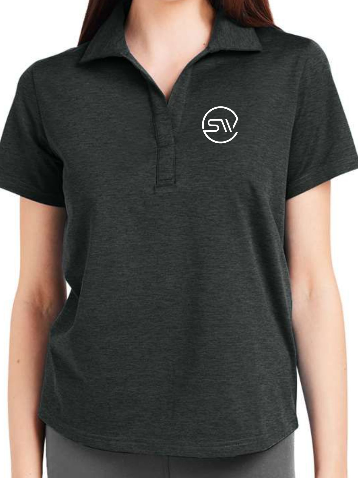Women's Cut High-end Glyder Polo w/ Embroidered Sylvan Way Church Logo