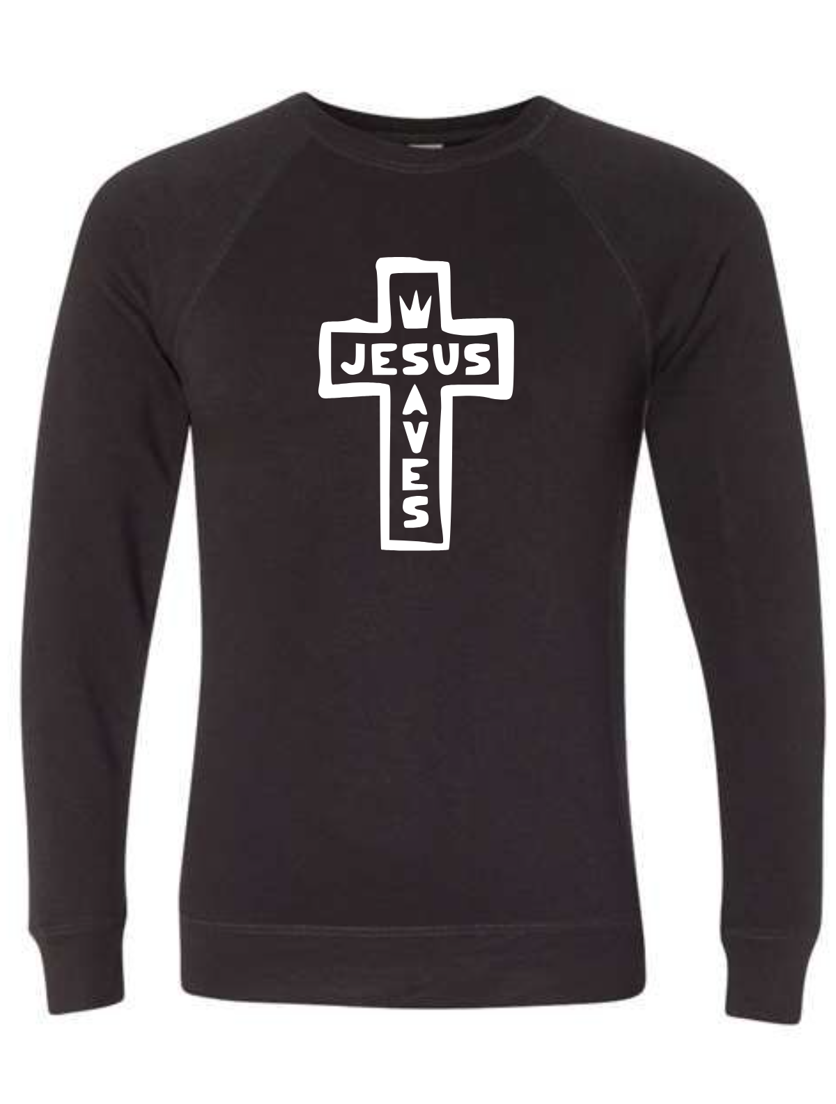 Jesus Saves Special Blend Crewneck Raglan Sweatshirt