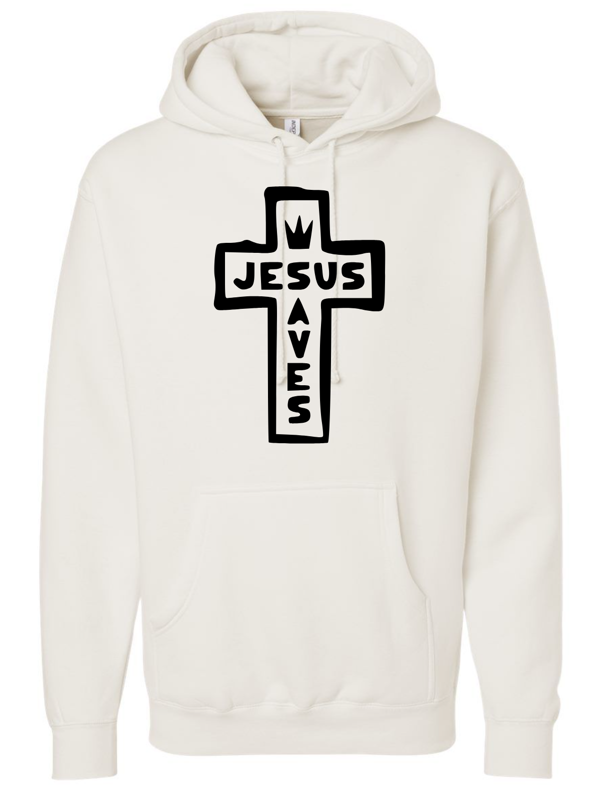 Jesus Saves (Cross & Crown) Hoodie