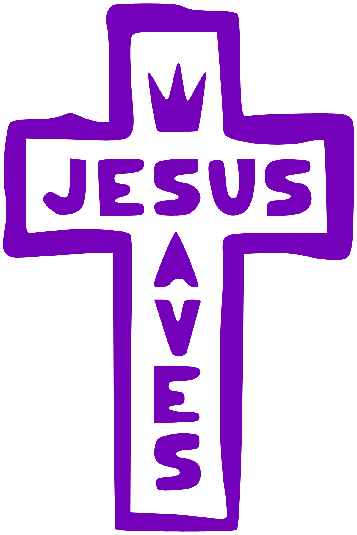 10-Pack Jesus Saves Semi-Permanent Stickers
