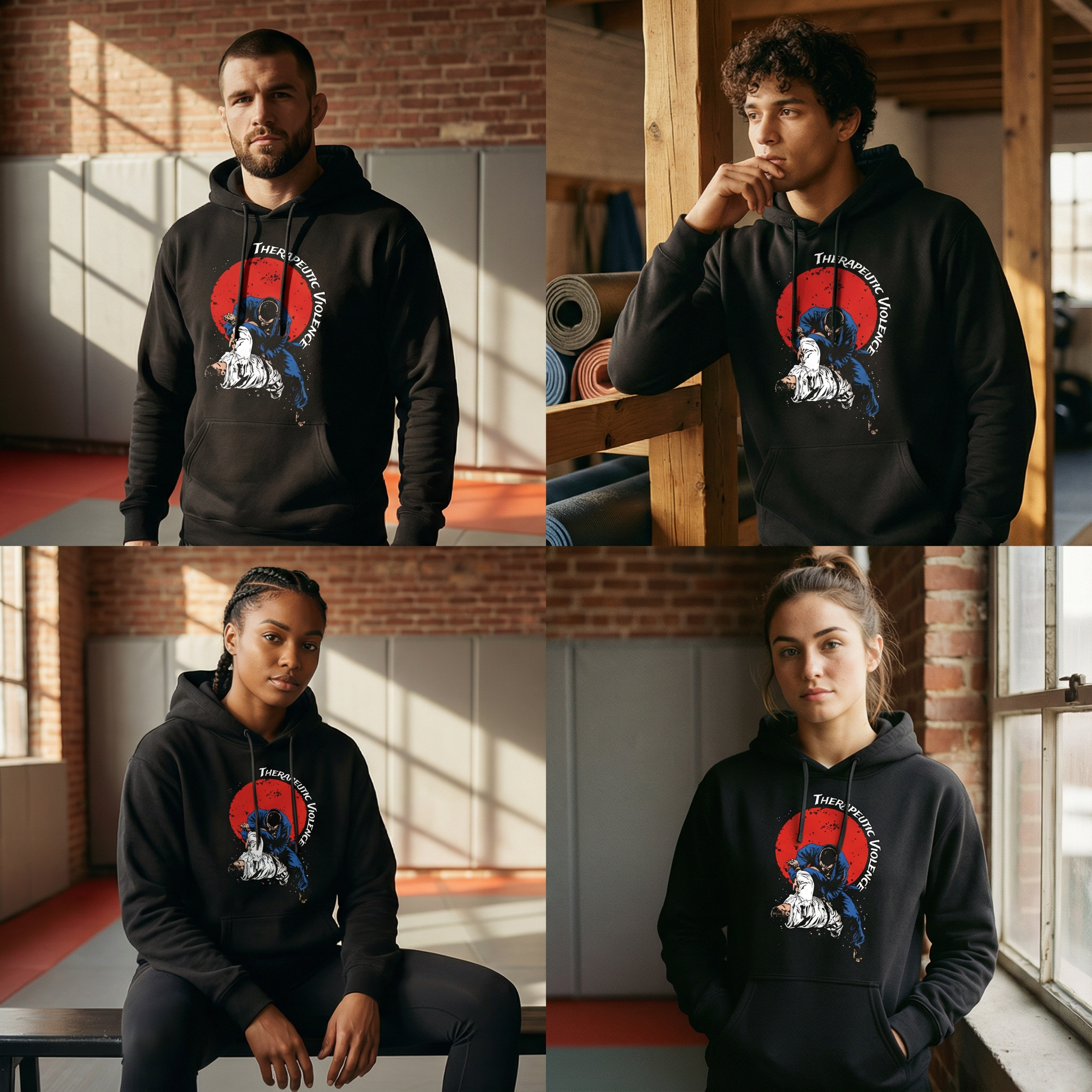 Therapeutic Violence Sunset Hoodie