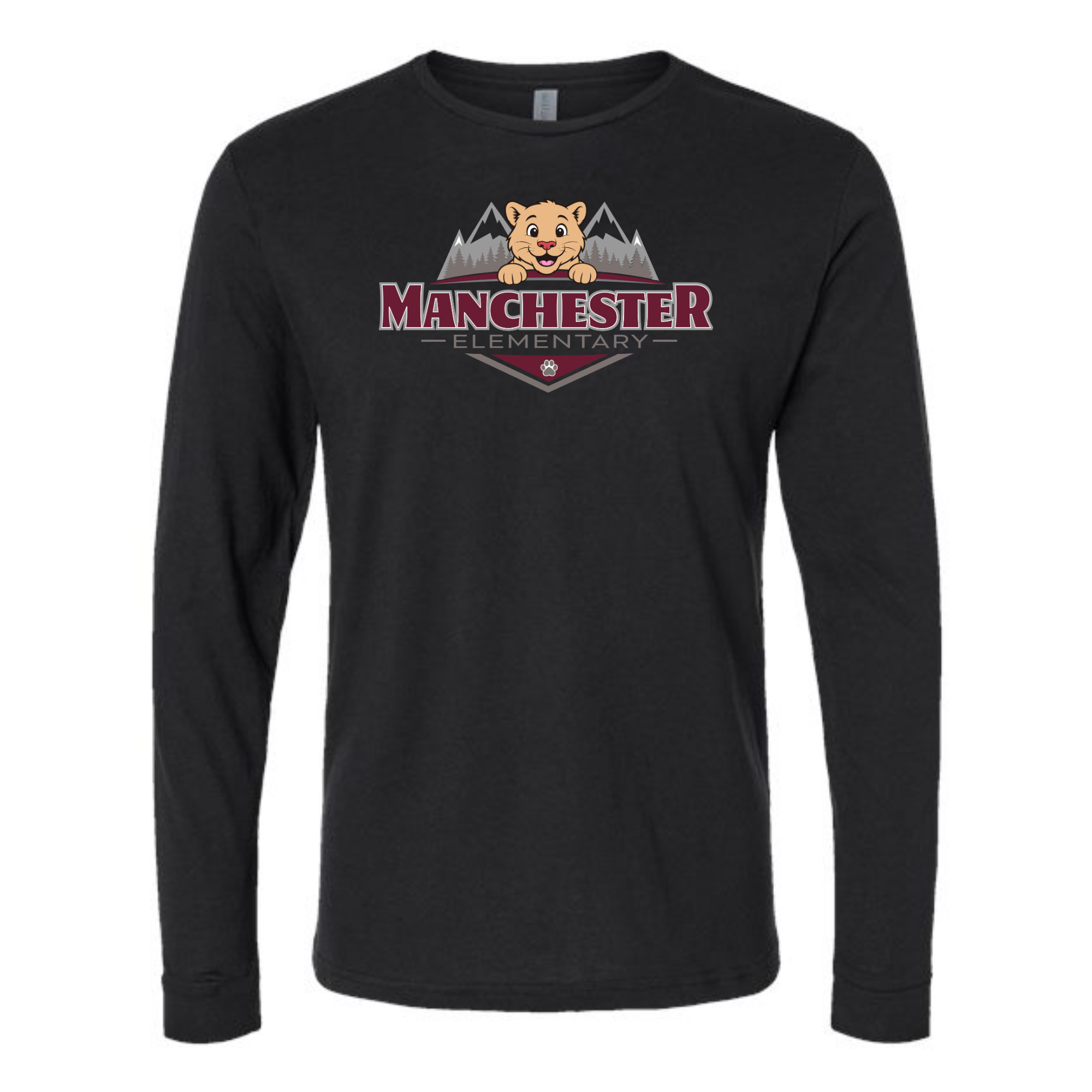 Manchester Long Sleeve T-Shirt Color Logo