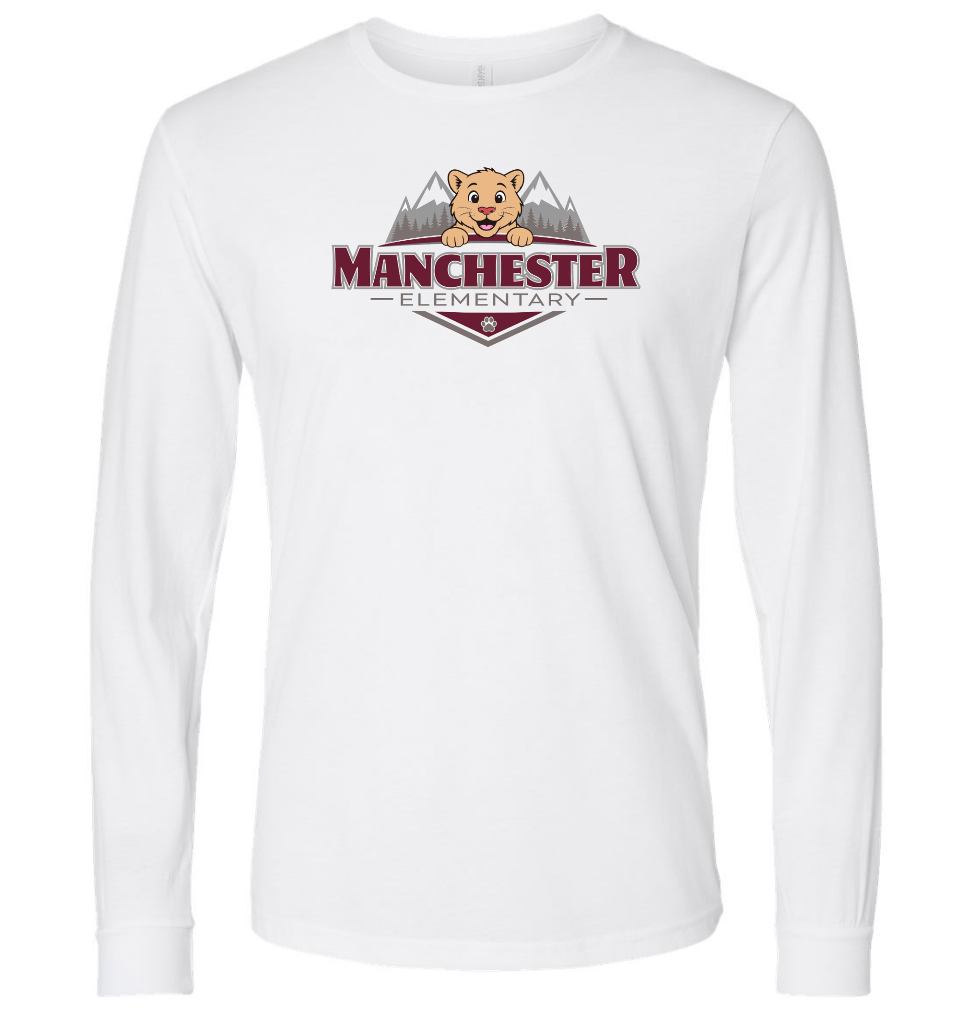 Manchester Long Sleeve T-Shirt Color Logo