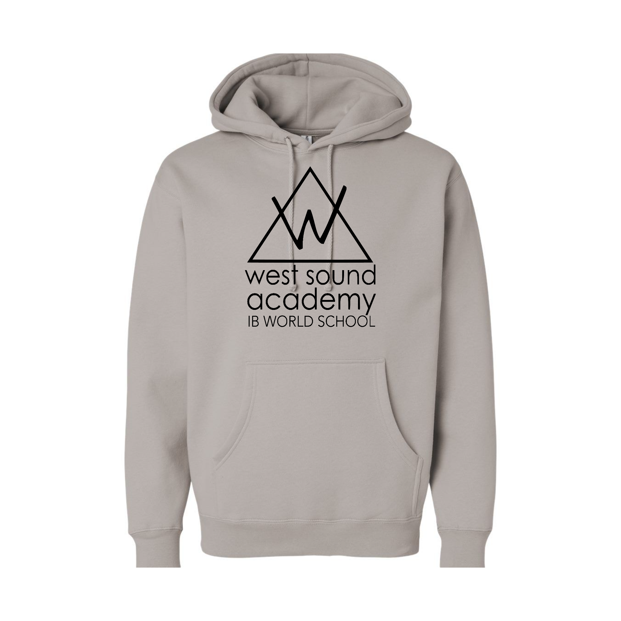 WSA Hoodie  Medium Weight - Unisex Black Logo