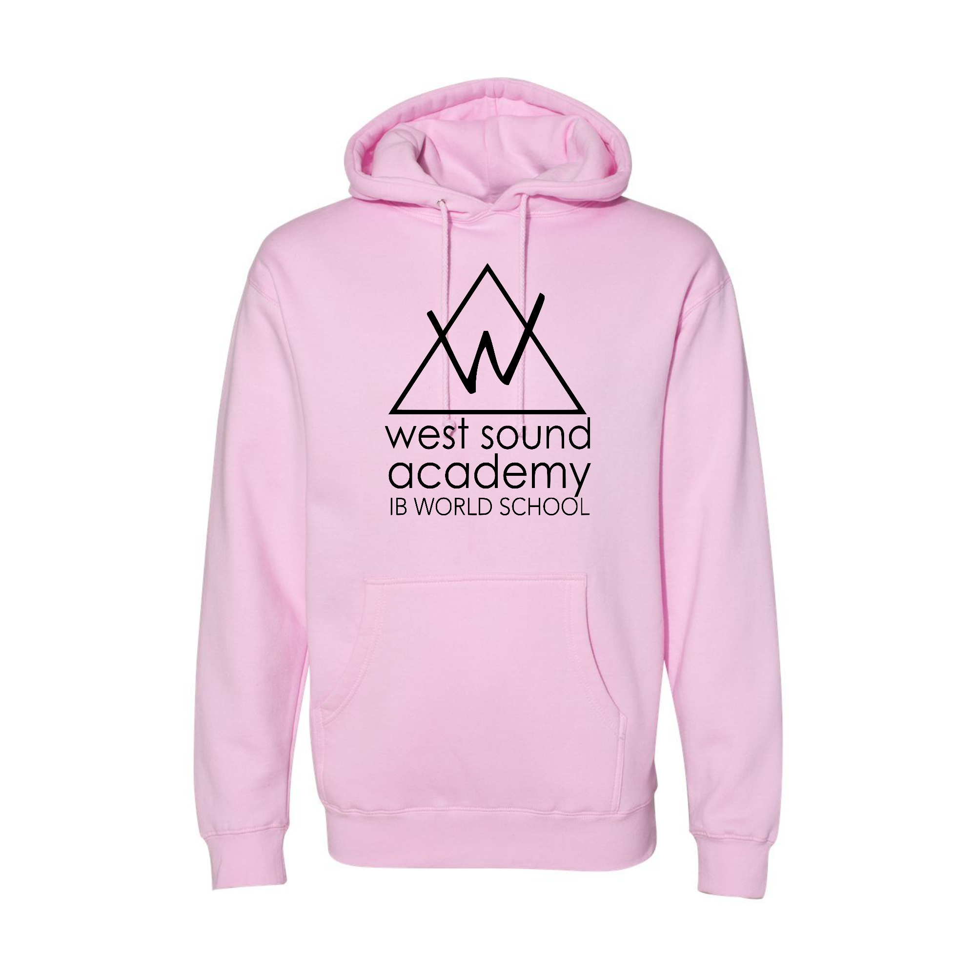 WSA Hoodie  Medium Weight - Unisex Black Logo