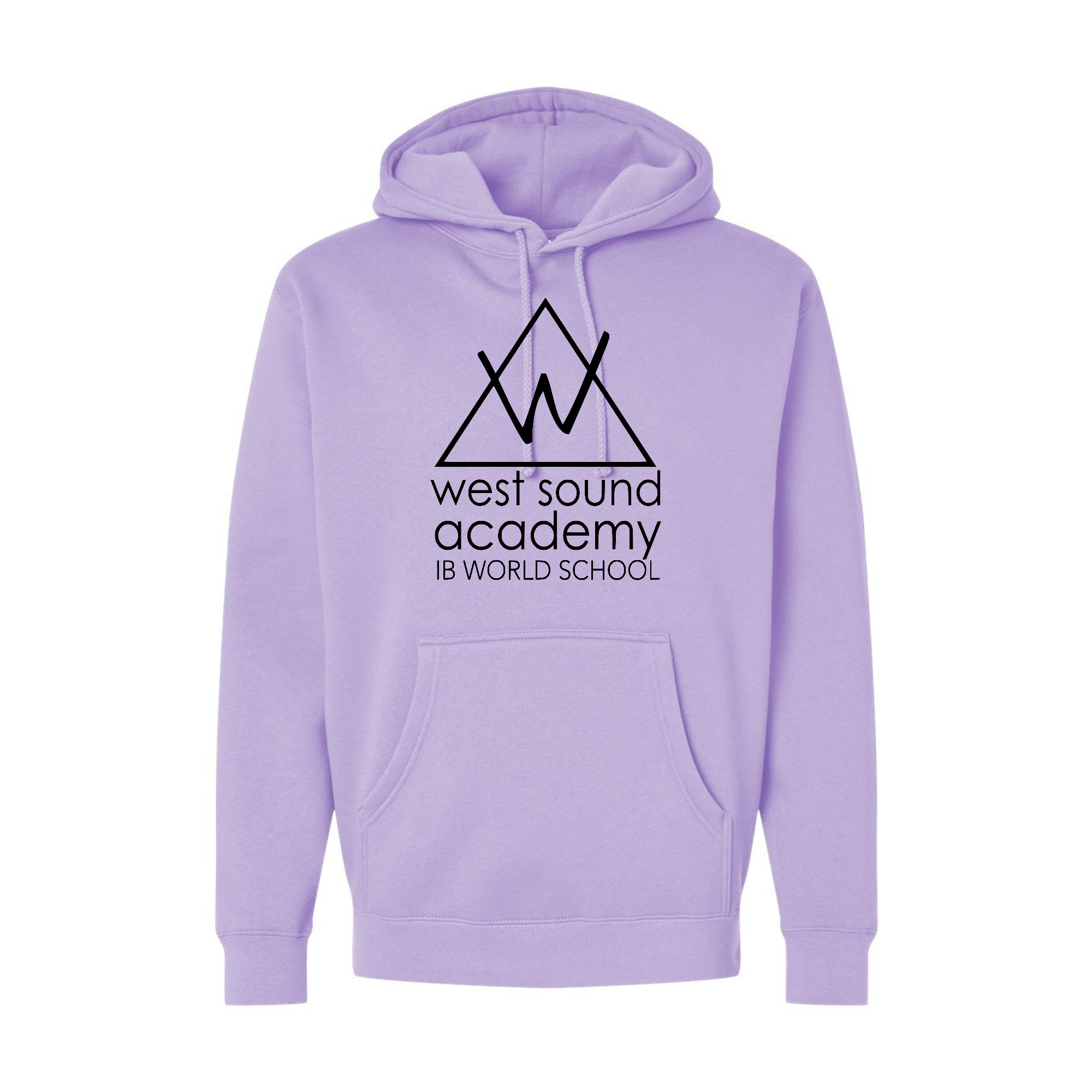WSA Hoodie  Medium Weight - Unisex Black Logo