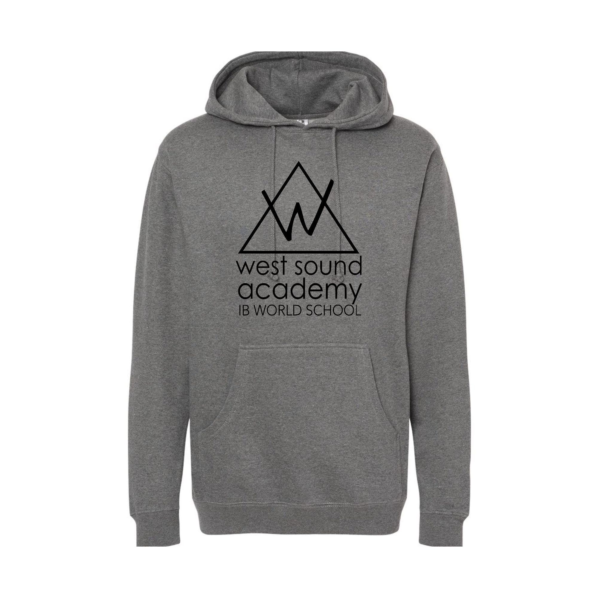 WSA Hoodie  Medium Weight - Unisex Black Logo