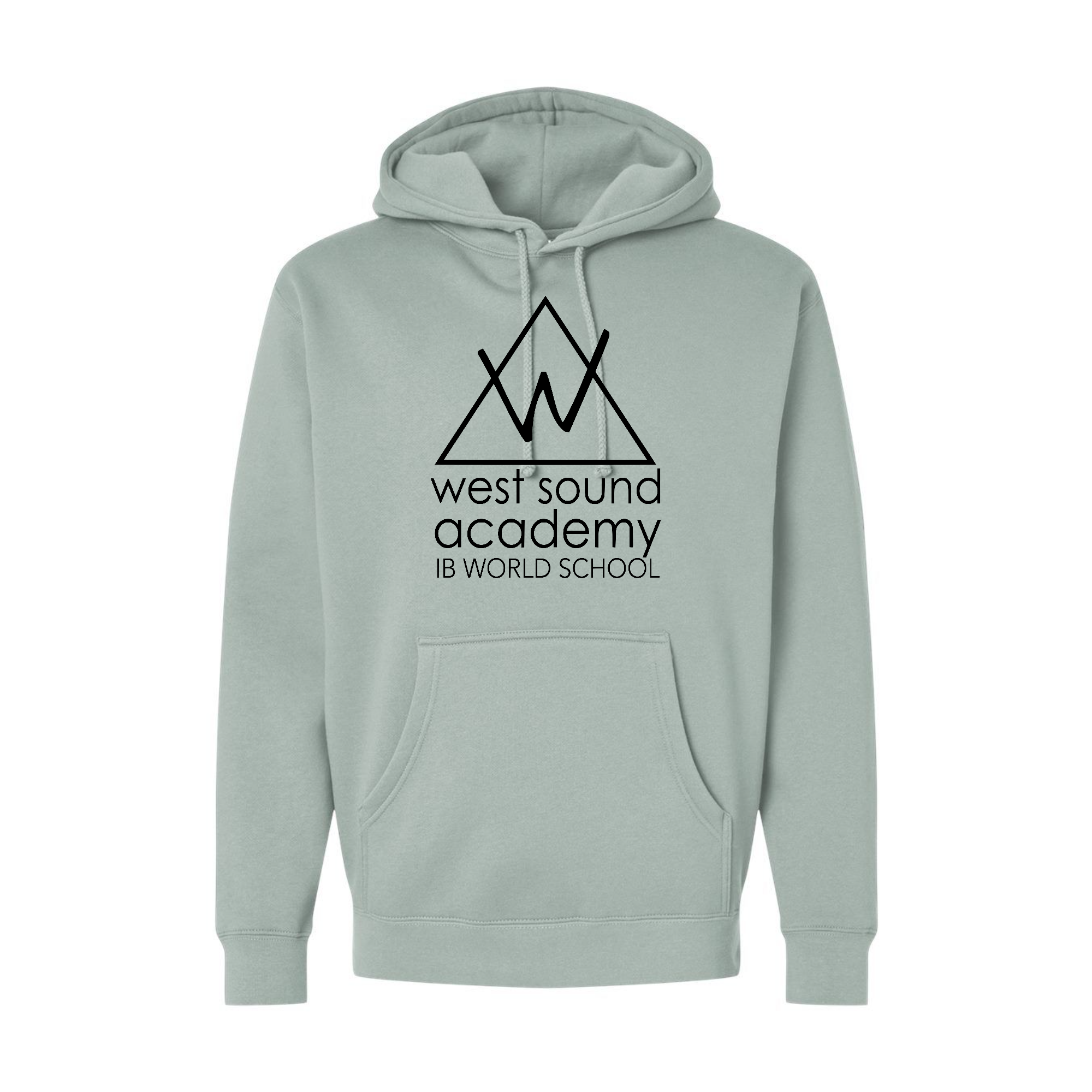 WSA Hoodie  Medium Weight - Unisex Black Logo