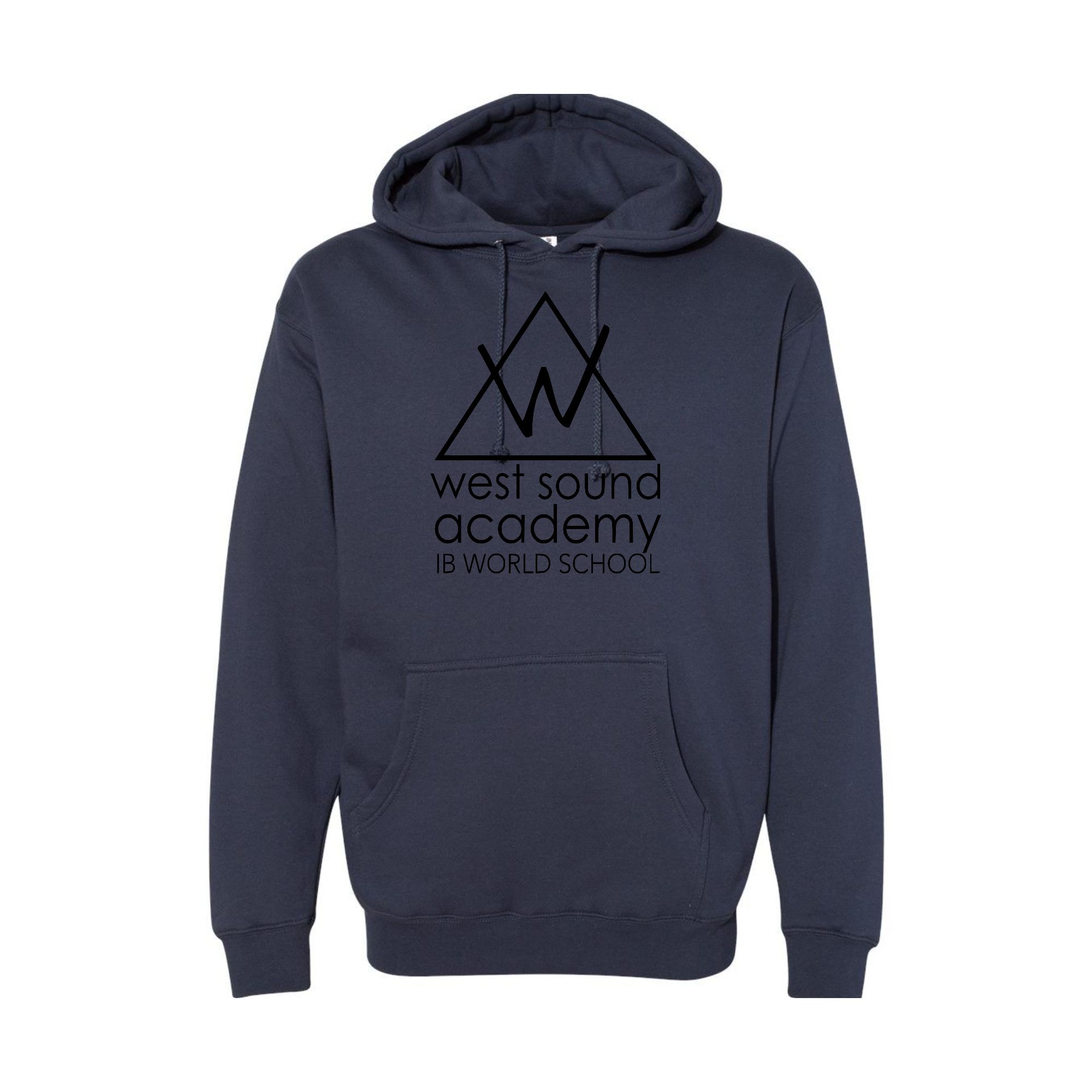 WSA Hoodie  Medium Weight - Unisex Black Logo