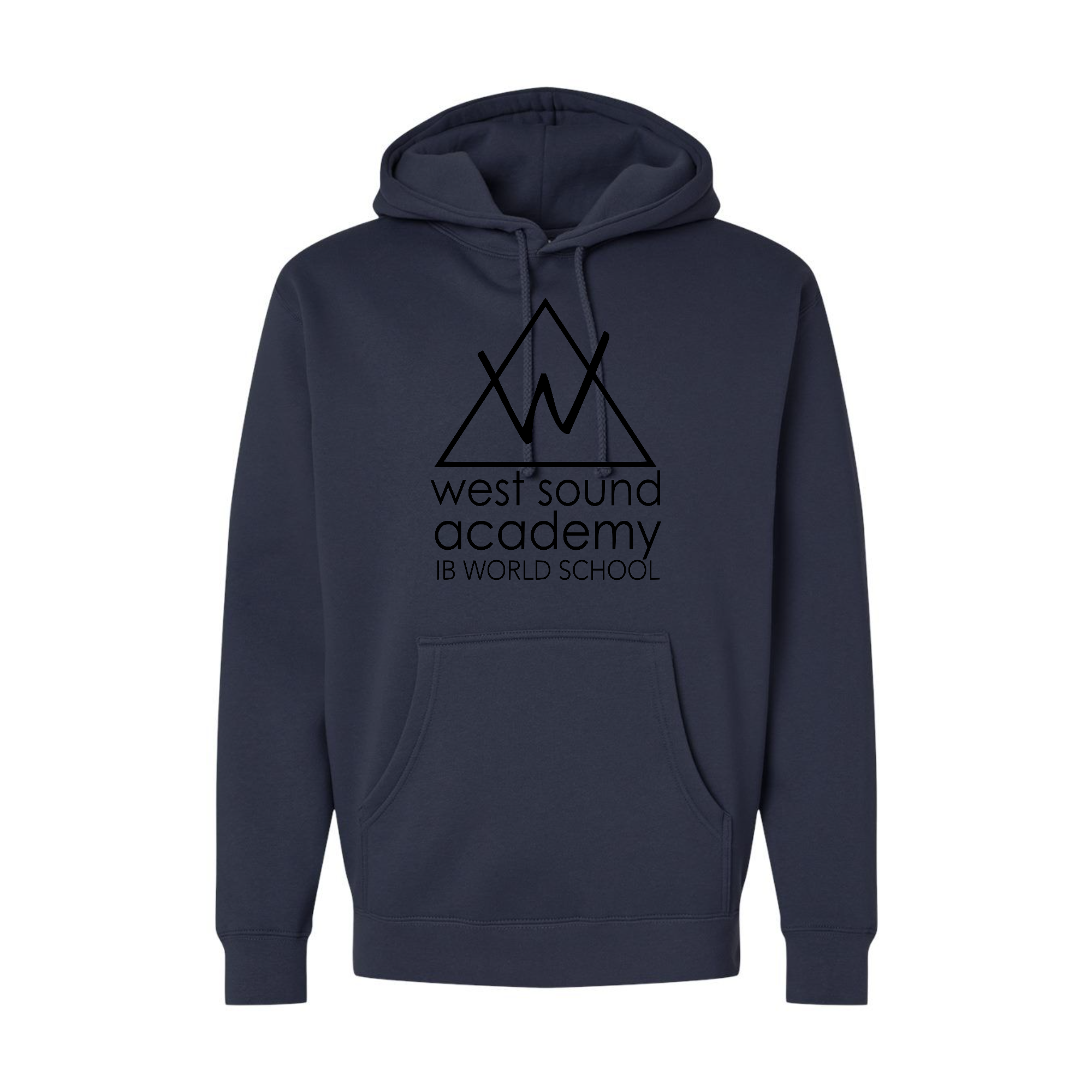 WSA Hoodie  Medium Weight - Unisex Black Logo