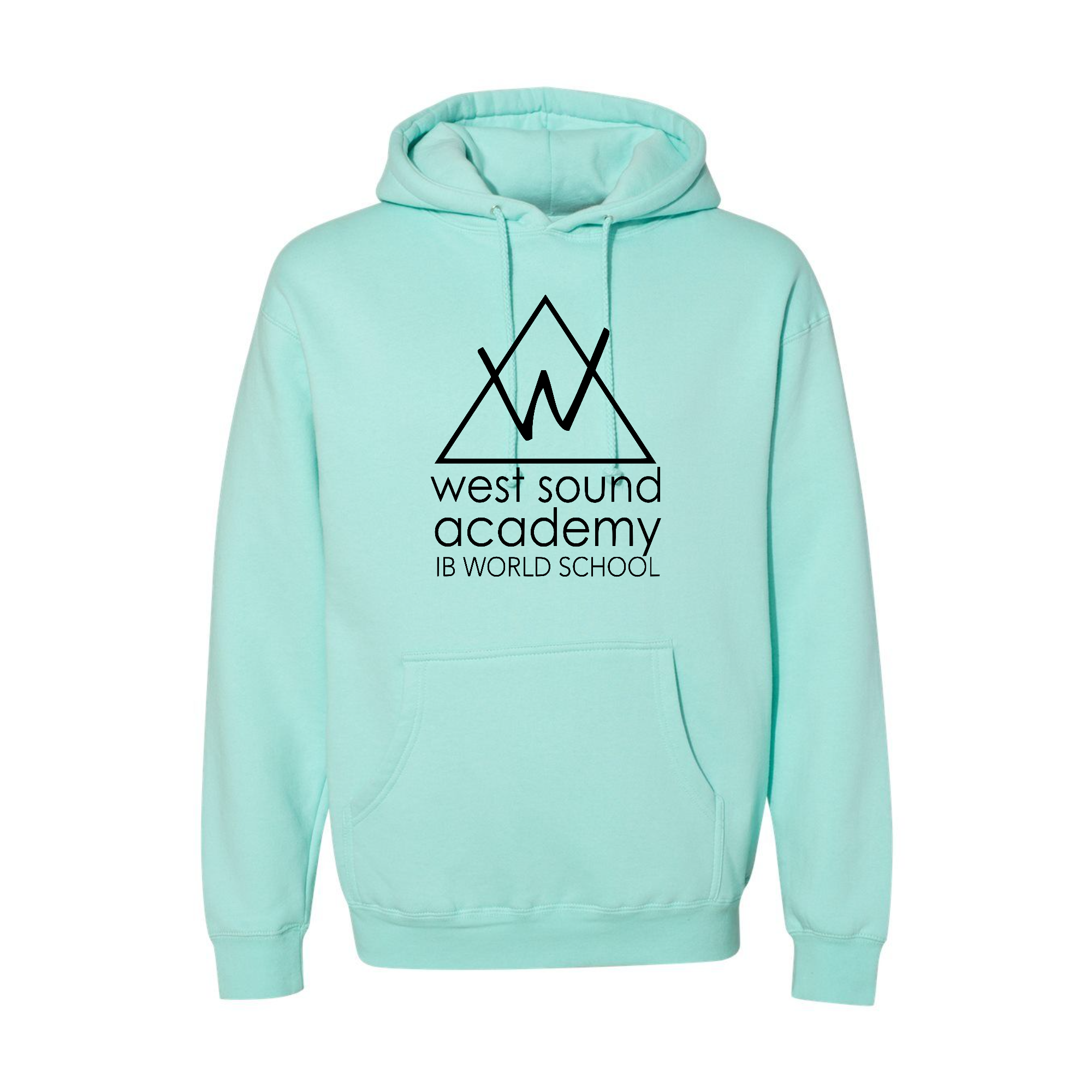 WSA Hoodie  Medium Weight - Unisex Black Logo