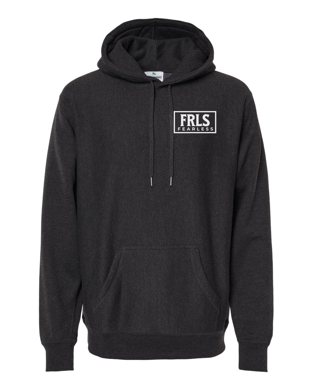 White Fearless Logo Hoodie - Shirtify
