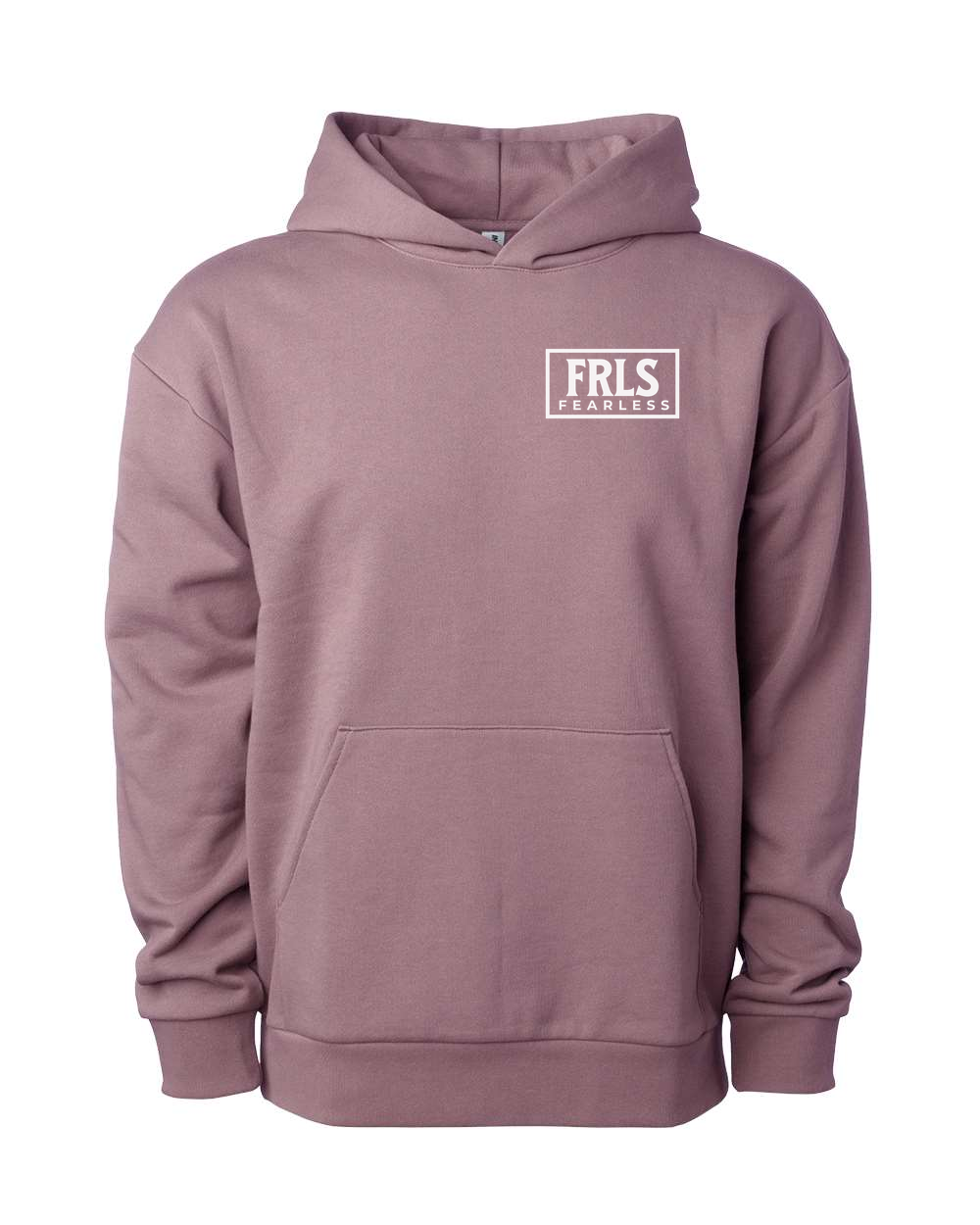 White Fearless Logo Hoodie - Shirtify