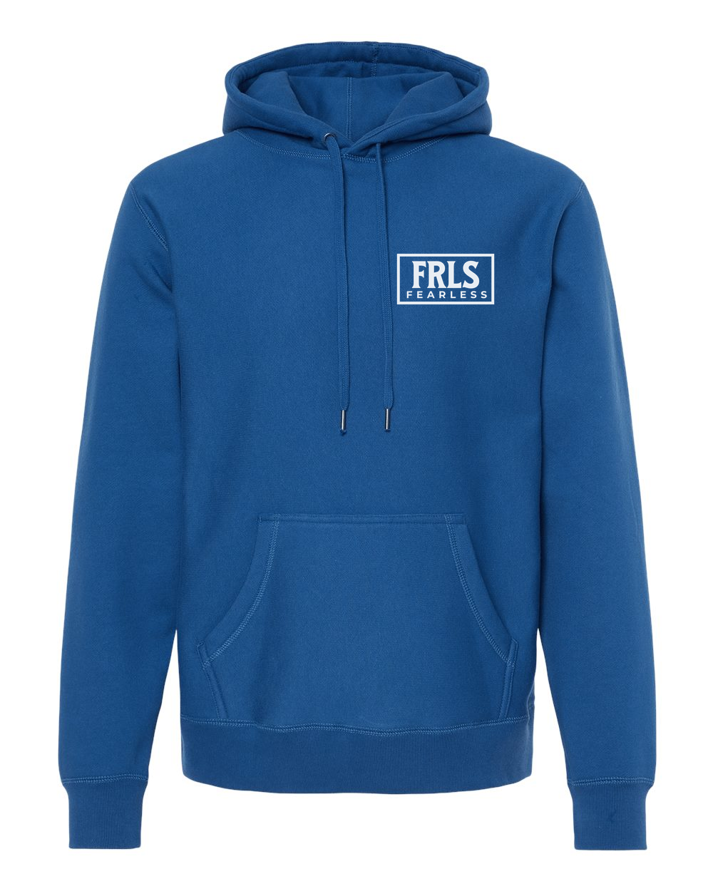 White Fearless Logo Hoodie - Shirtify