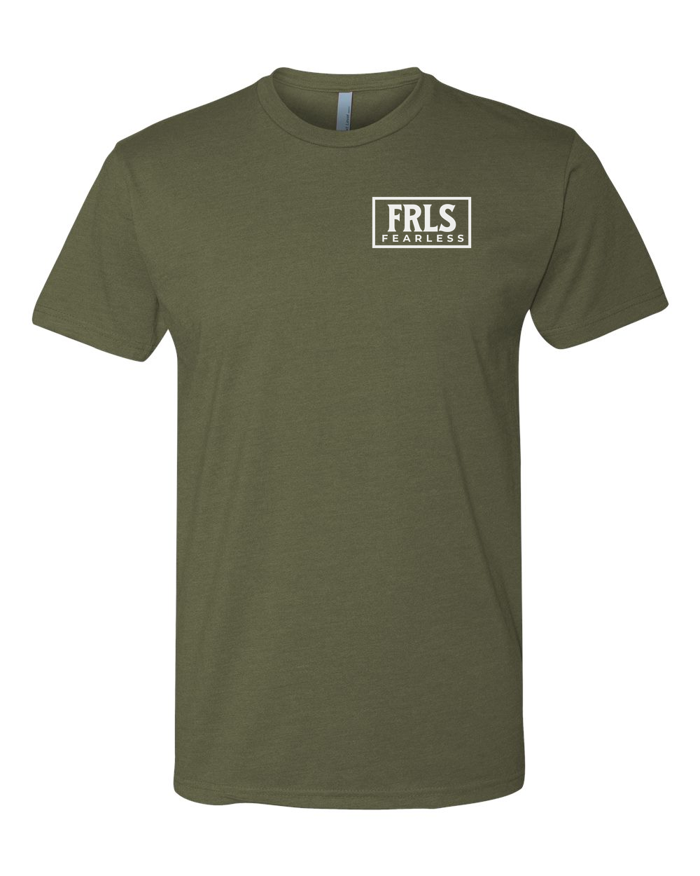 White Fearless Logo T-Shirt - Shirtify