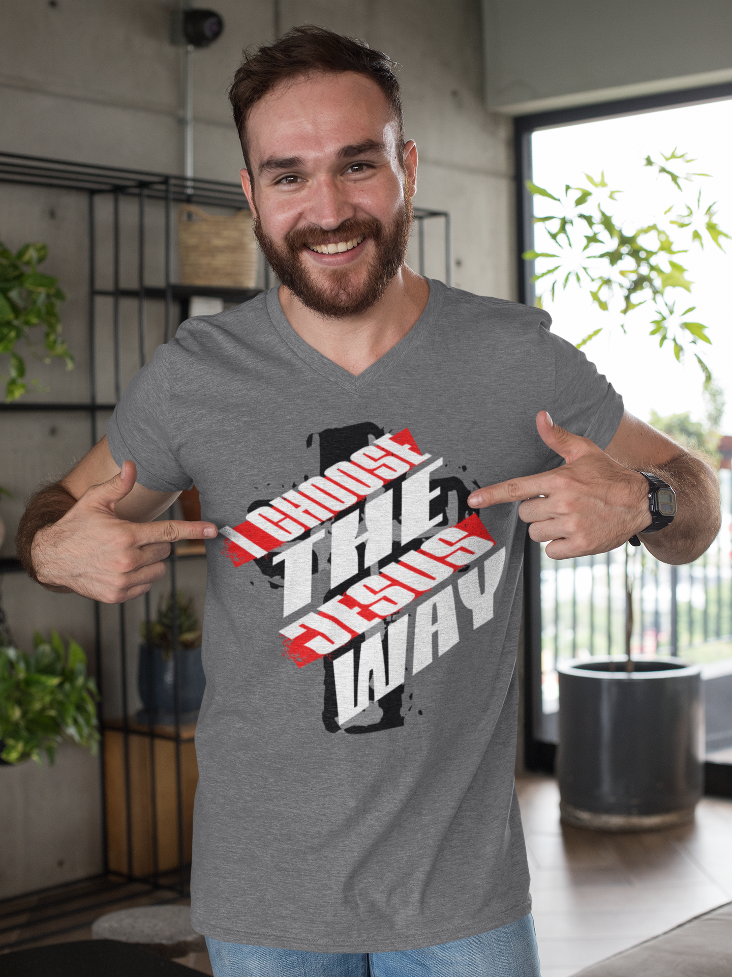 I choose the Jesus way steps T-Shirt - Shirtify