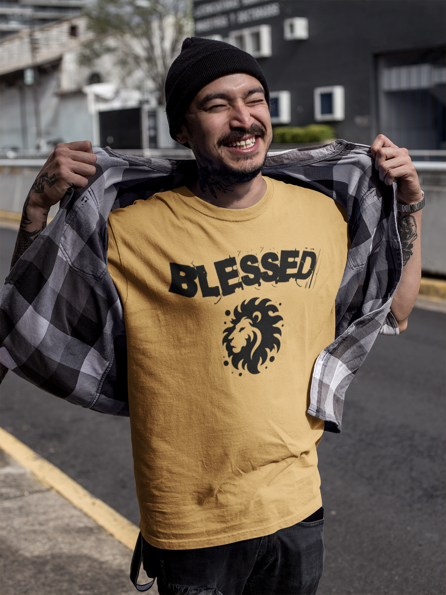 Blessed (Black) DTF Heat Transfer - Shirtify