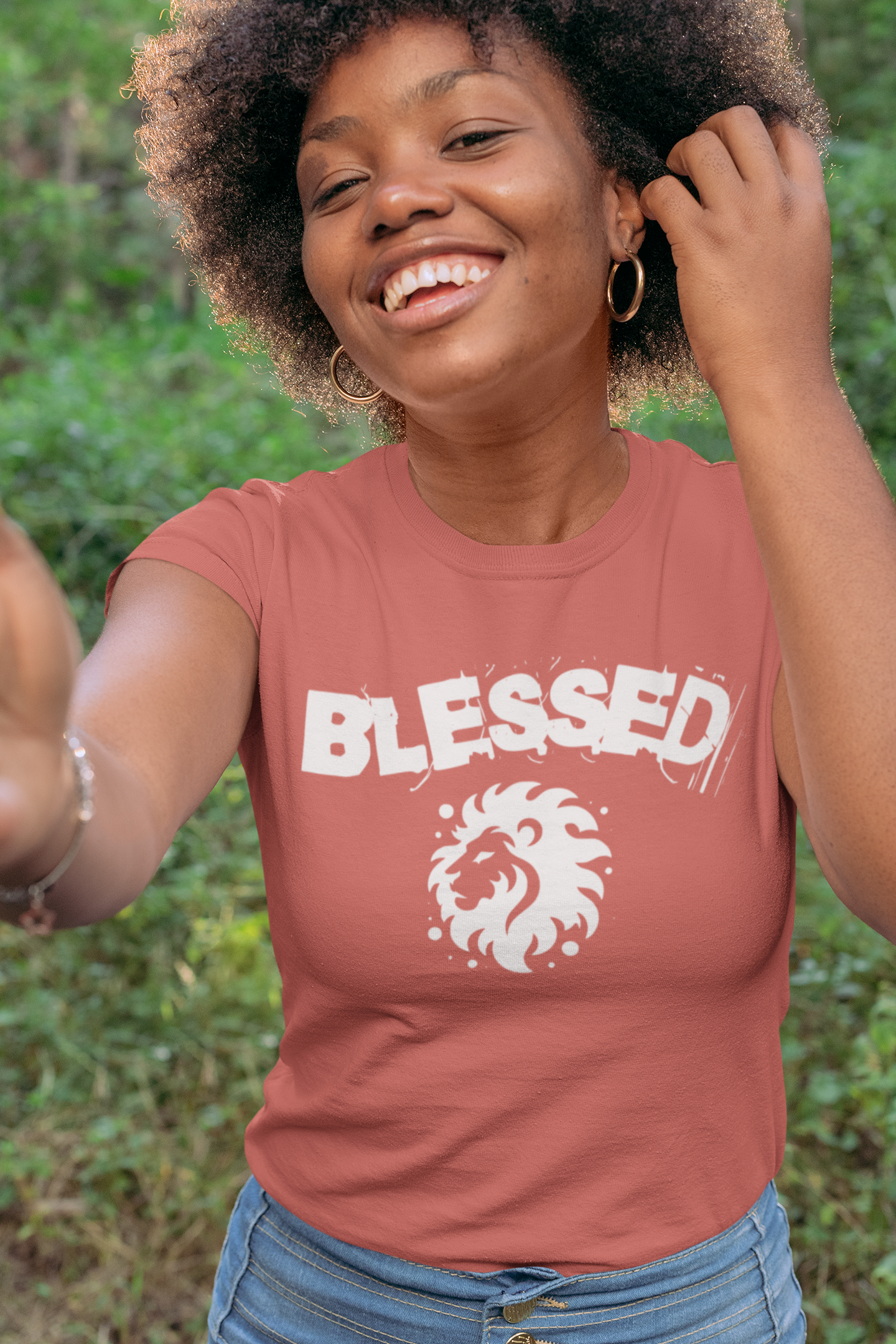 Blessed (White) DTF Heat Transfer - Shirtify